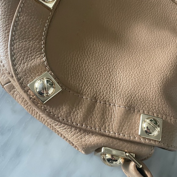 Chloe bag. genuine leather beige blush color,gold hardware,serial number in pic - Picture 11 of 12